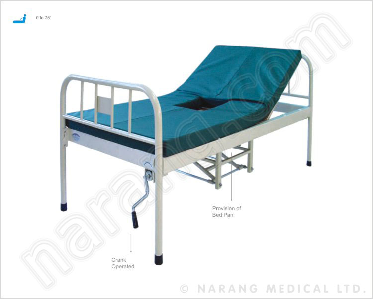 HF1838 - Semi-Fowler Bed, Manual (with Provision for Bed Pan)
