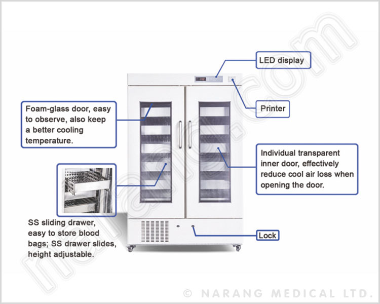 RF2650 - Blood Bank Refrigerator