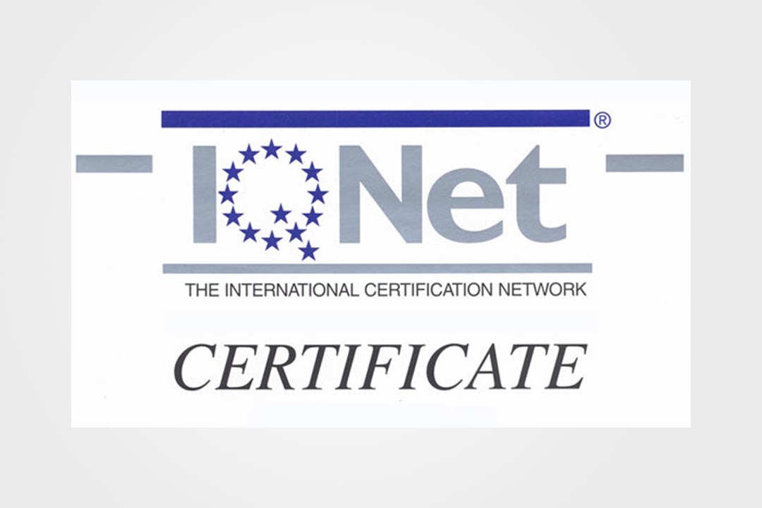 IQNET ISO 9001:2015  CERTIFICATE