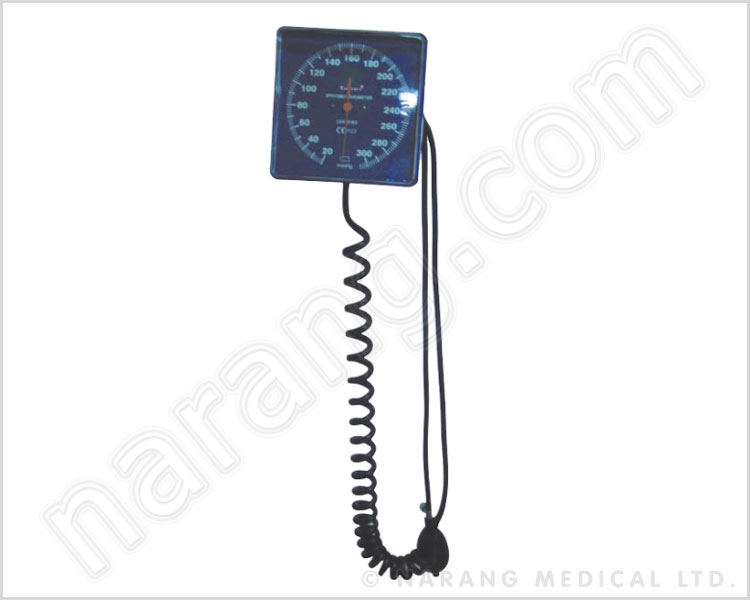 SP125 - Sphygmomanometer Aneroid Square Shaped Wall Type