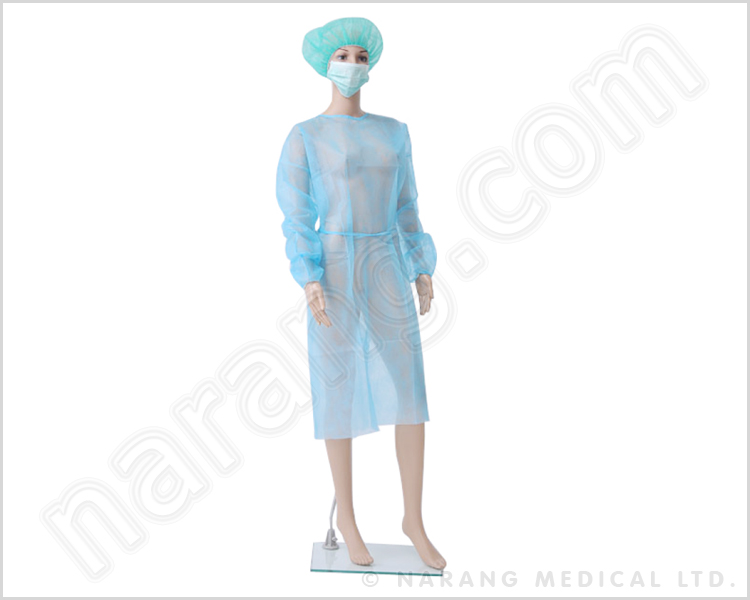 Disposable Isolation Gown, 30GSM, PP