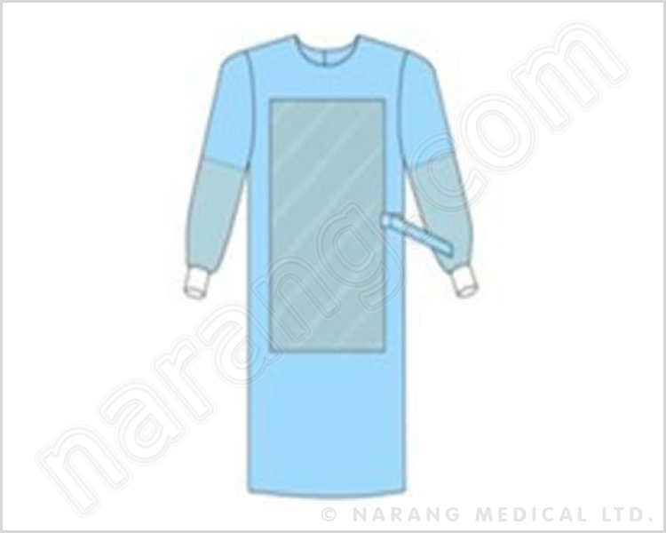 Reinforced Surgical gown /Isolation Gown, LEVEL 3, 40G SMS