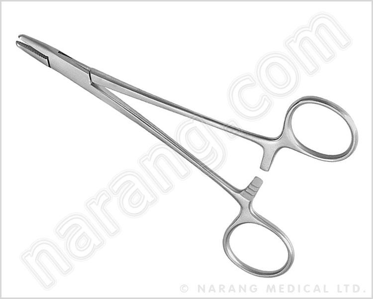 thumbnail image 2 of NATRA Baumgartner Needle Holder – Straight 5.5 Inch (14 Cm) Surgical Forceps / Plier 2 of 5