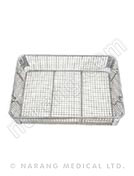 Instrument Tray, Wire Mesh, S/S, 480x240x50mm