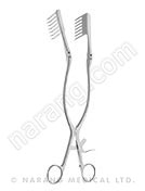 Retractor, Laminectomy, Adson, Sharp, 6x6 Teeth, Right Short, 265mm