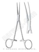 Forceps Coller Curved, 140 mm