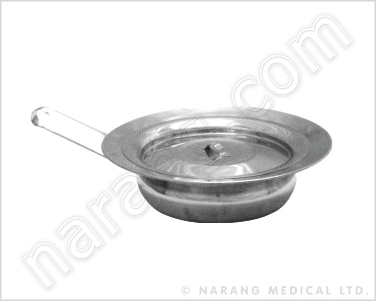 HH355 - Bed Pan with Lid - Stainless Steel