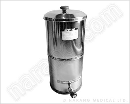 Water Filter-Stainless Steel with Candles.