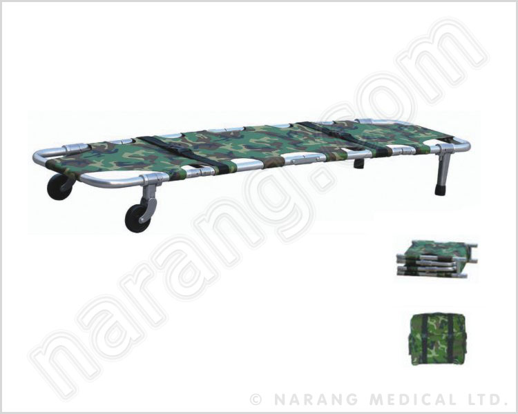 HF5036 - Stretcher Army 3 Fold With Two Wheels