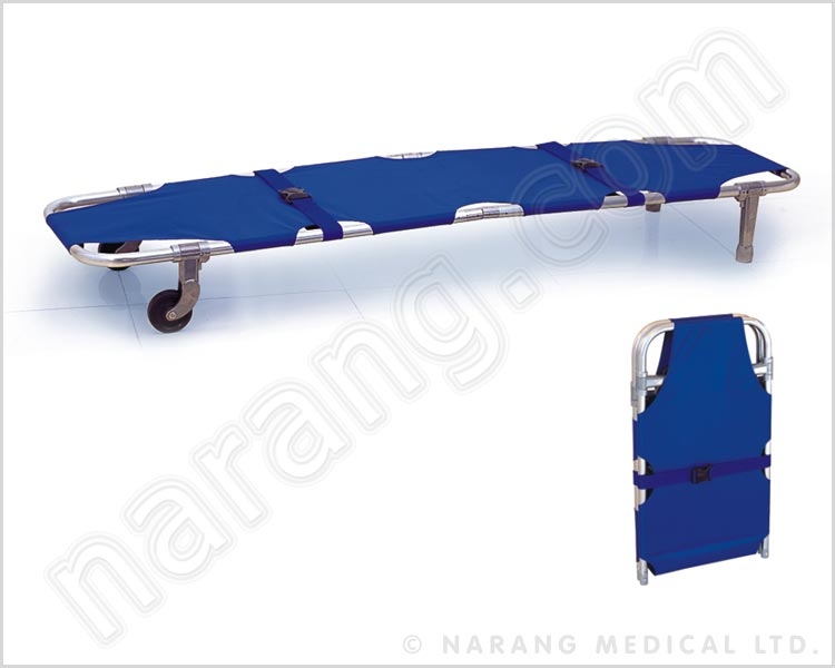 HF5000 - Stretcher Single Fold With Two Wheels