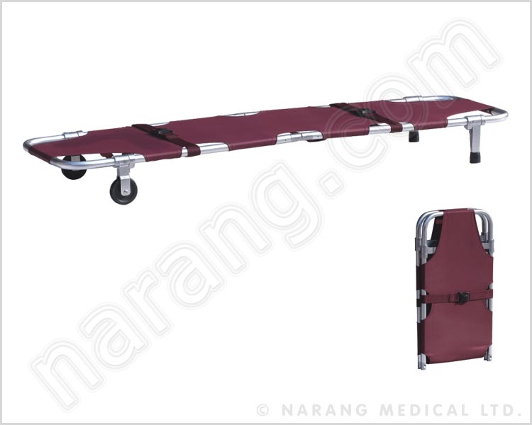 HF5007 - Stretcher Single Fold With Two Wheels