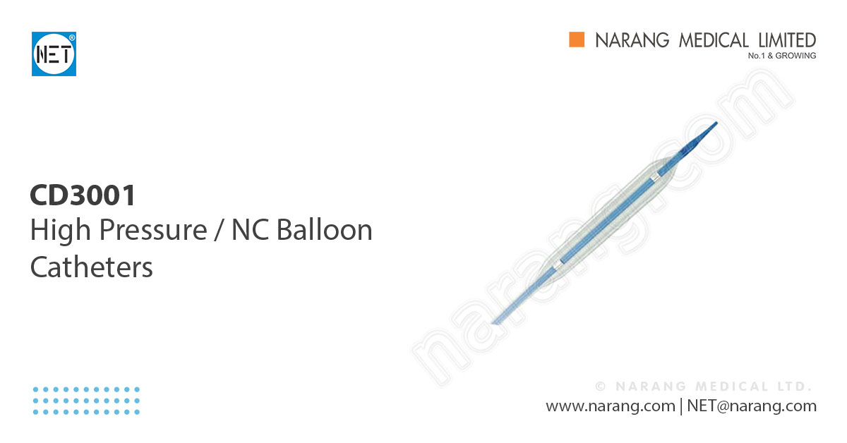 High Pressure / NC Balloon Catheters CD3001 High Pressure / NC