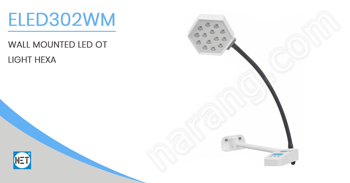 Wall Mounted Led OT Light Hexa ELED302WM Wall Mounted Led OT Light