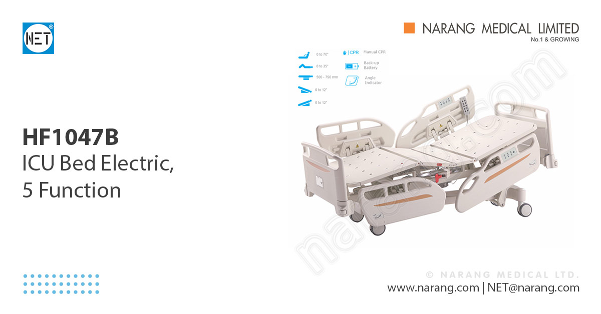 ICU Bed Electric, 5 Function HF1047B ICU Bed Electric, 5 Function