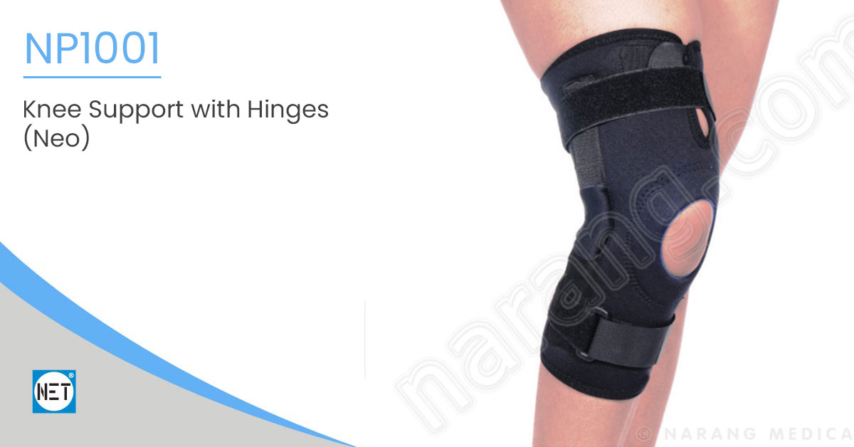 Knee Support with Hinges (Neo) NP1001 Knee Support with Hinges (Neo
