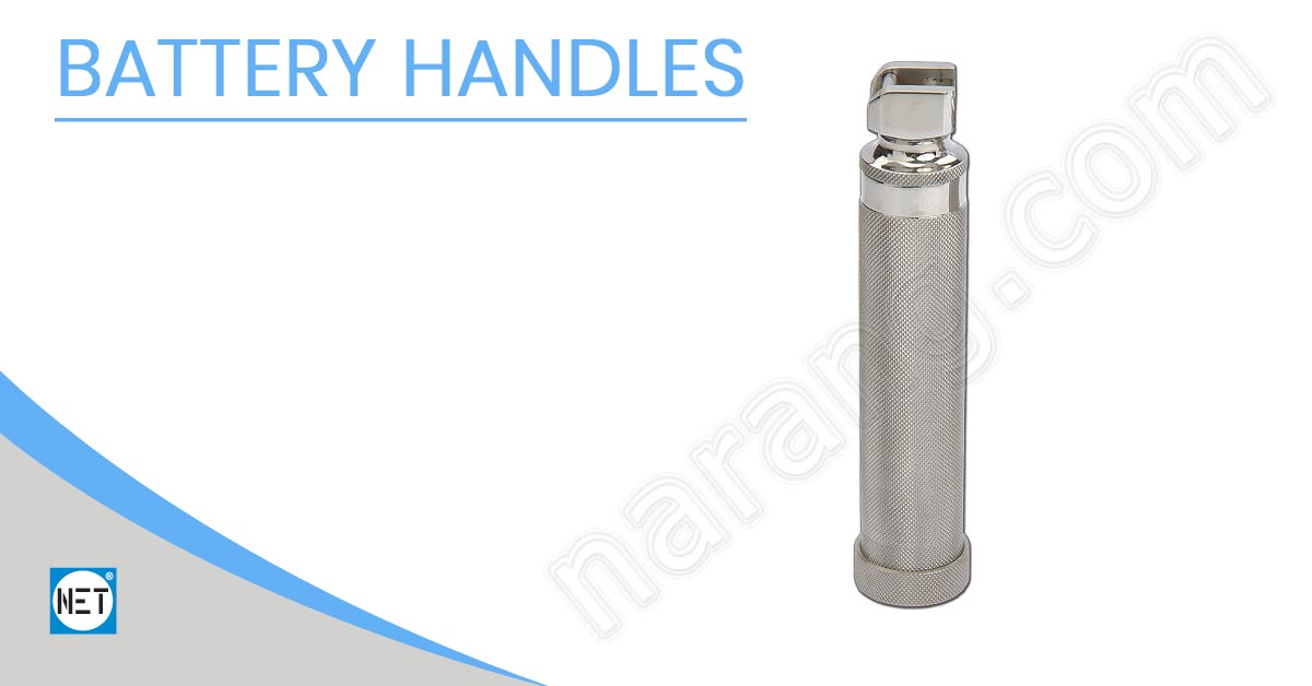 Laryngoscope Battery Handles, Laryngoscope Set with Handle, Laryngoscopes Handles for Medium