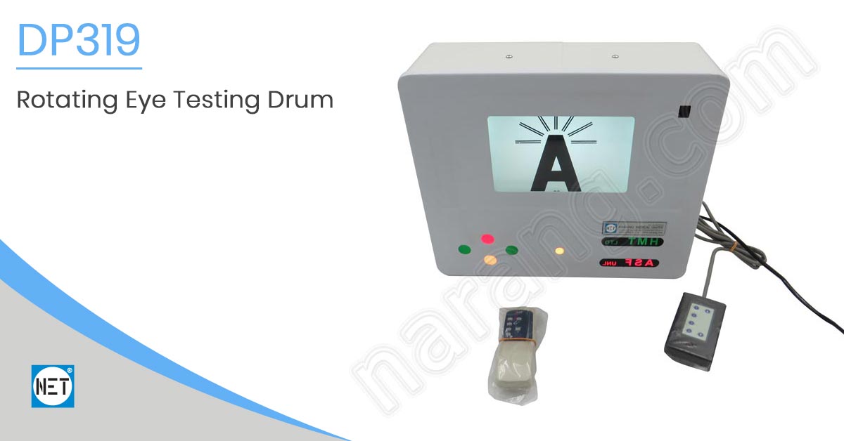 Eye Chart With Testing Drum 