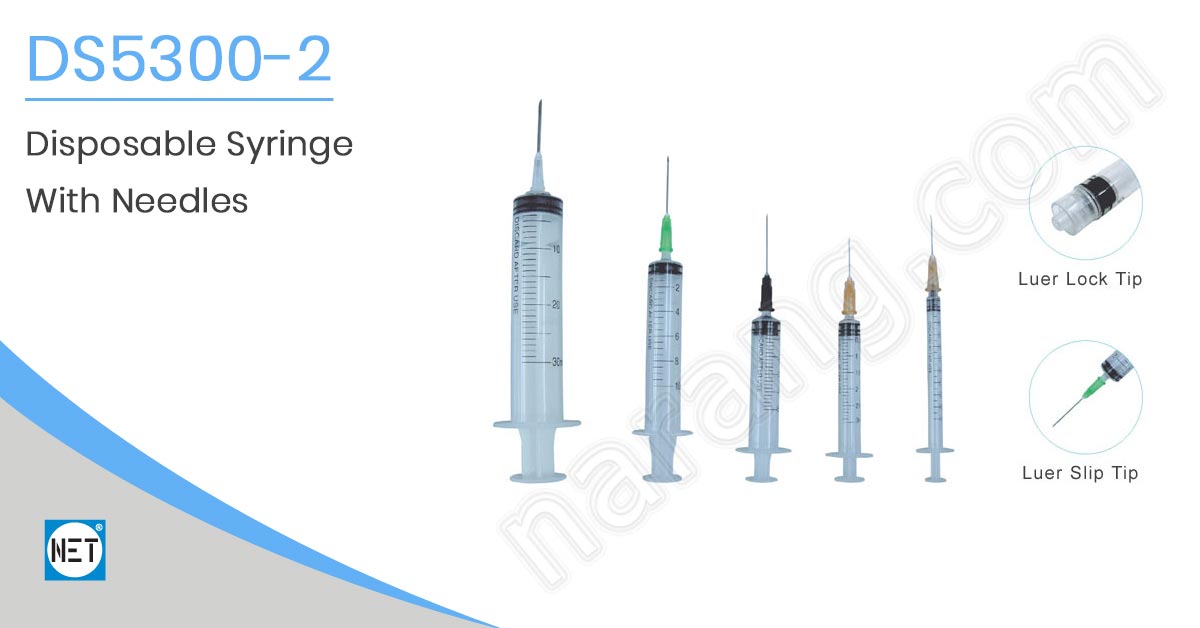 Disposable Syringe With Needles DS53002 Disposable Syringe With