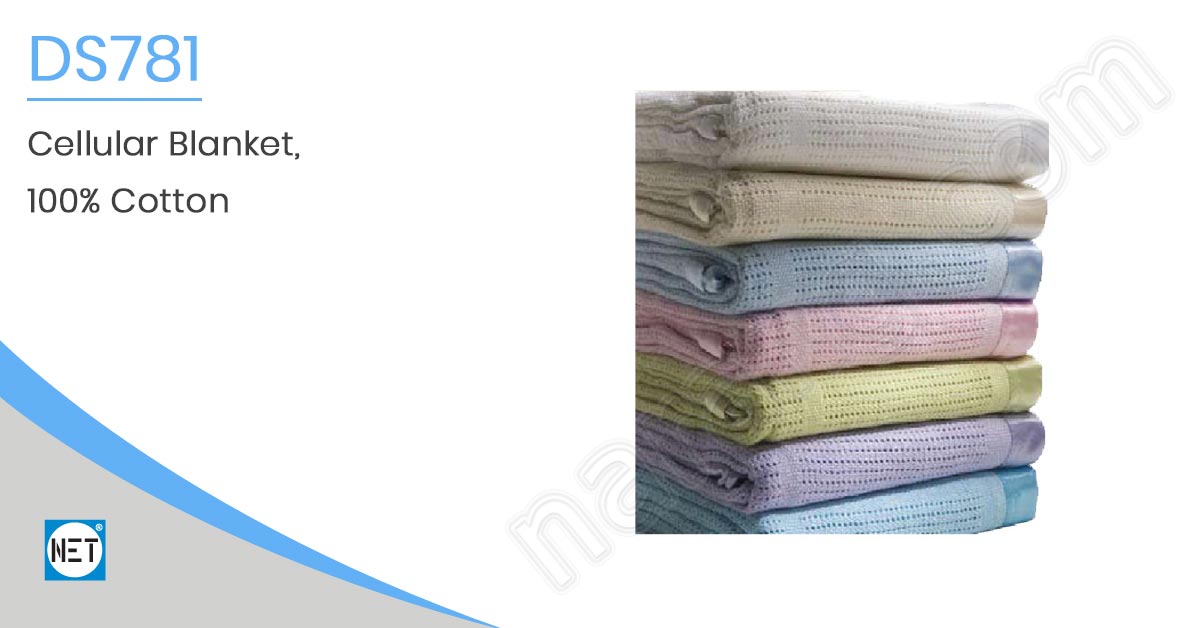 Cellular Blanket, 100 Cotton DS781 Cellular Blanket, 100 Cotton