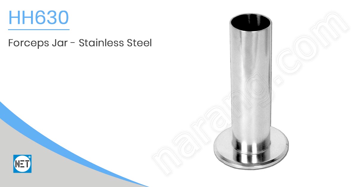 Forceps Jar Stainless Steel HH630 Forceps Jar Stainless Steel