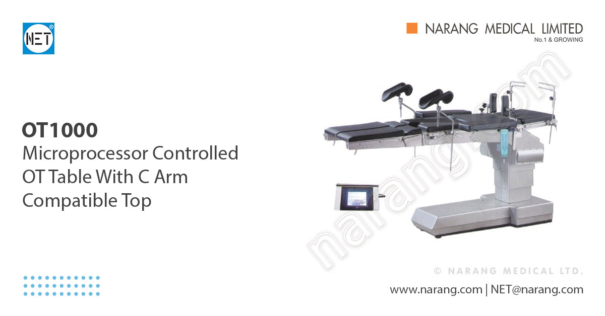 Microprocessor Controlled OT Table With C Arm Compatible Top - OT1000 ...