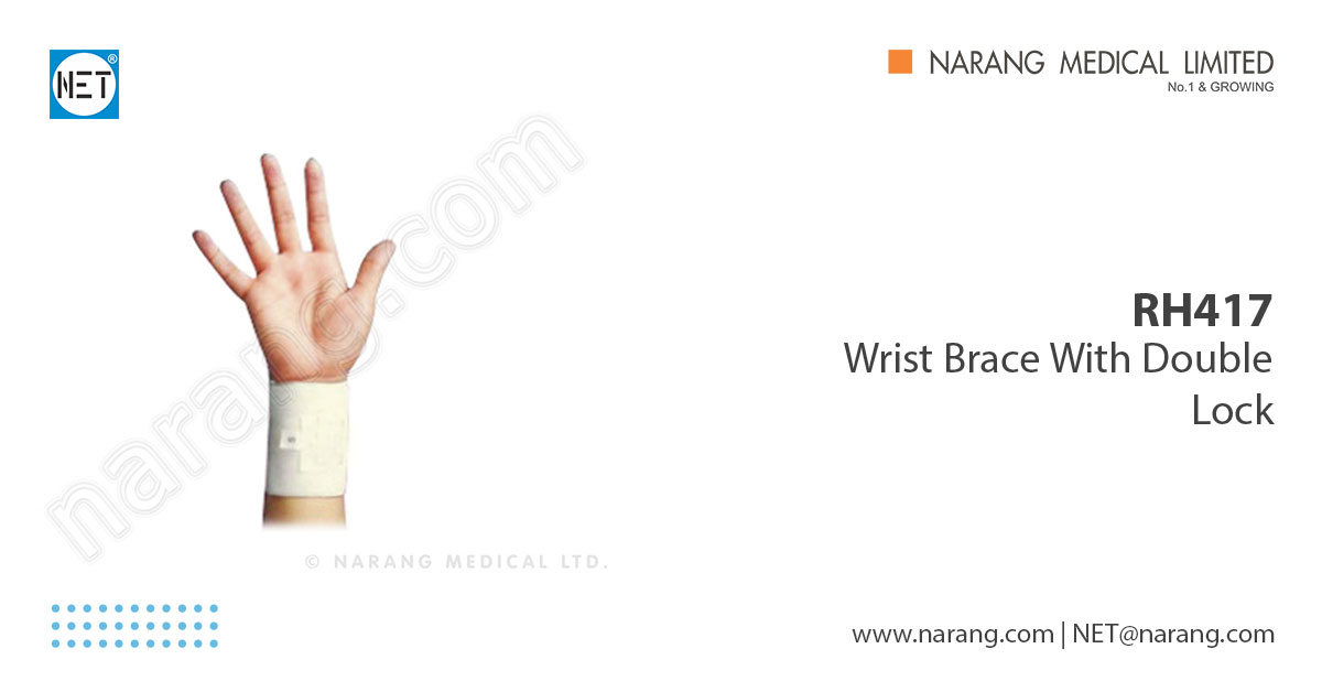 Wrist Brace With Double Lock - RH417 | Wrist Brace With Double
