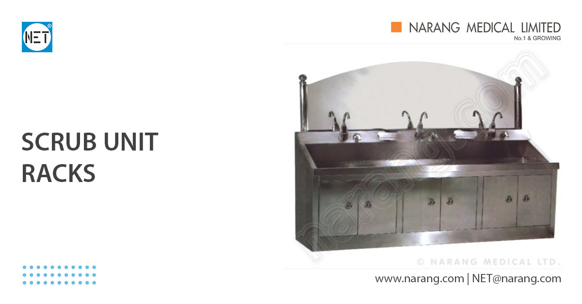 Scrub Unit, Scrub Units Manufacturer, Shelving Unit Hospitals, Scrub