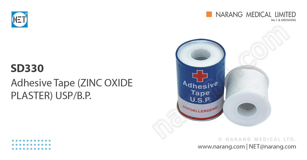 Adhesive Tape (Zinc Oxide Plaster) USP/B.P. SD330 Adhesive Tape
