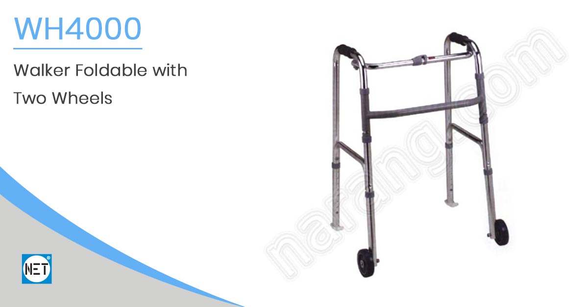 Walker Foldable with Two Wheels WH4000 Walker Foldable with Two