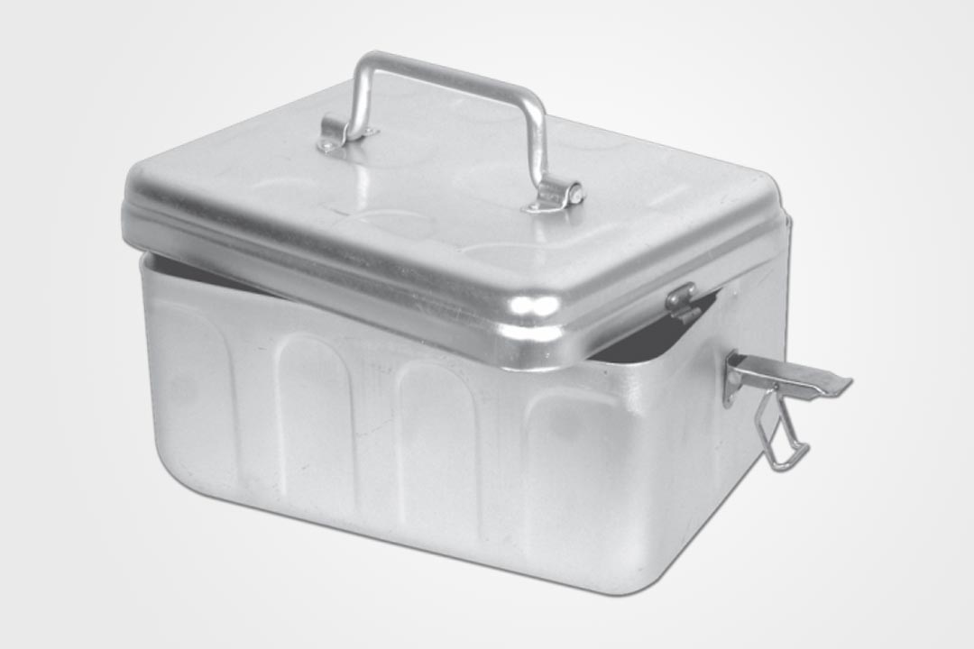 MIDWIFERY CASE WITH LID (ALUMINUM)