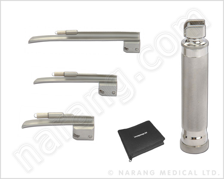 LS114 - Miller Laryngoscope Set (With Handle)