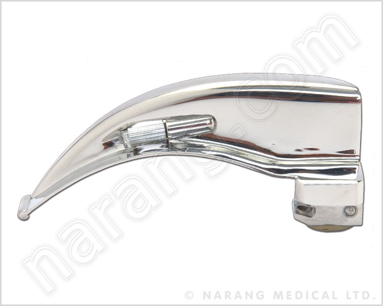 Macintosh Type Curved Laryngoscope Blades - Stainless Steel, POLISHED FINISH