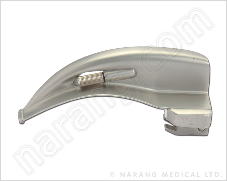 LS204 - Macintosh Type Curved Laryngoscope Blades - Stainless Steel, SATIN / DULL FINISH