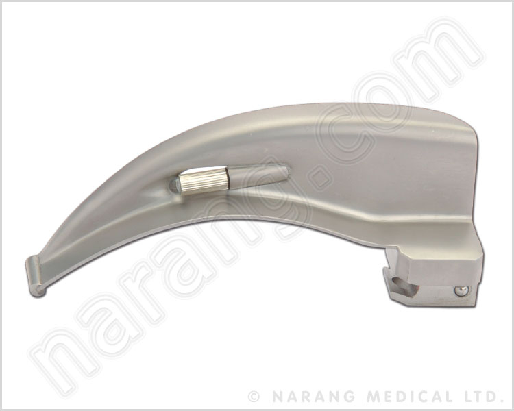 LS206 - Macintosh Type Curved Laryngoscope Blades - Stainless Steel, SATIN / DULL FINISH