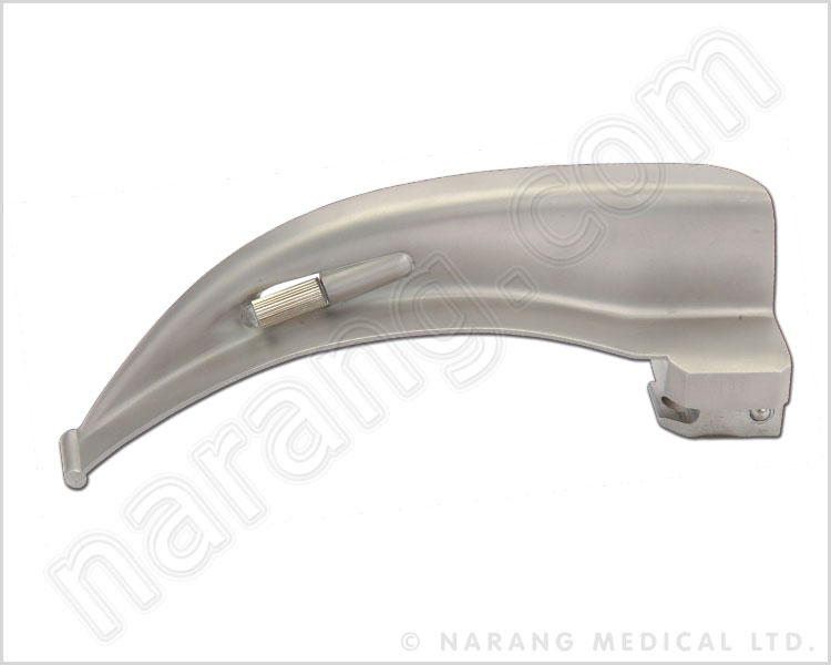 LS208 - Macintosh Type Curved Laryngoscope Blades - Stainless Steel, SATIN / DULL FINISH