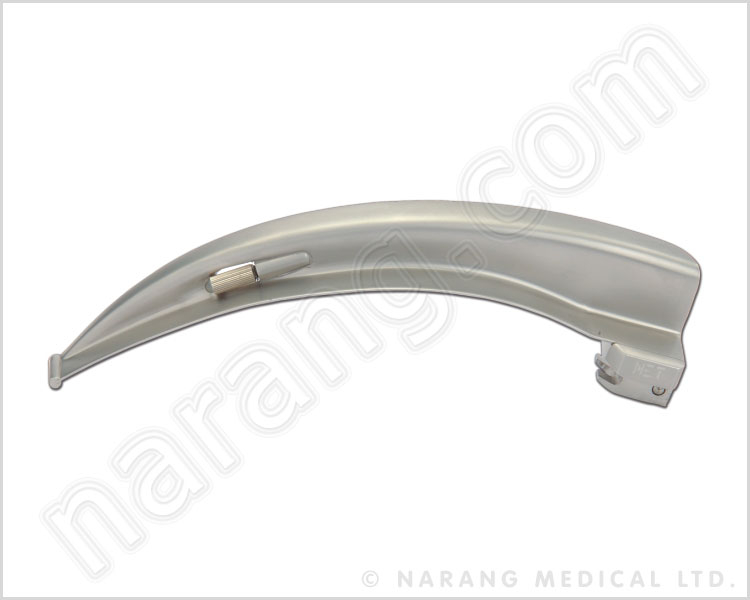 Macintosh Type Curved Laryngoscope Blades - Stainless Steel, SATIN / DULL FINISH