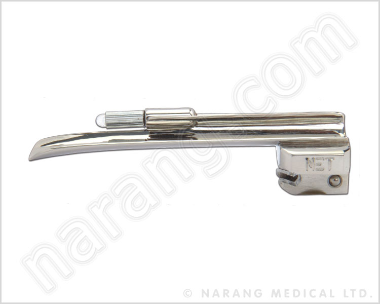 LS215 - Miller Type Straight Laryngoscope Blades - Stainless Steel (Polished Finish)