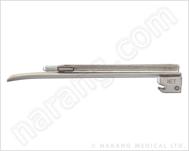LS219 - Miller Type Straight Laryngoscope Blades - Stainless Steel (Polished Finish)