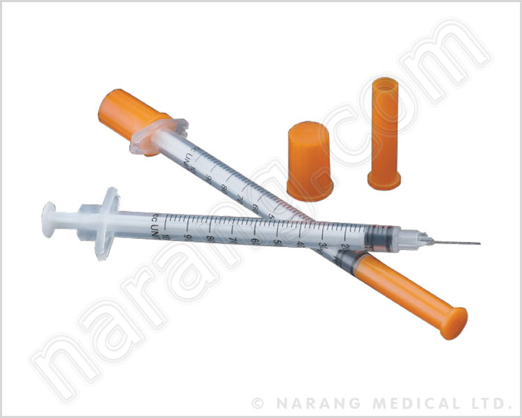 Disposable Insulin Syringe 1.0CC/ML