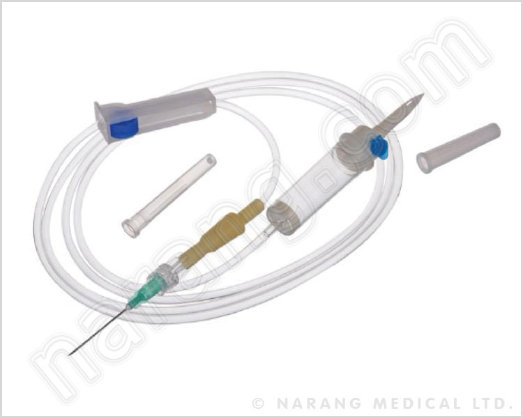Disposable Infusion Set Luer Lock Connector With Needle