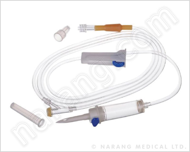 Disposable Infusion Set Luer Lock Y-Type Without Needle