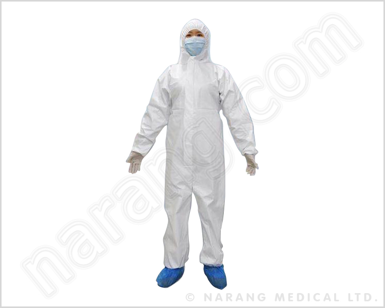 Microporous Film Laminated Disposable Coverall, 65 GSM
