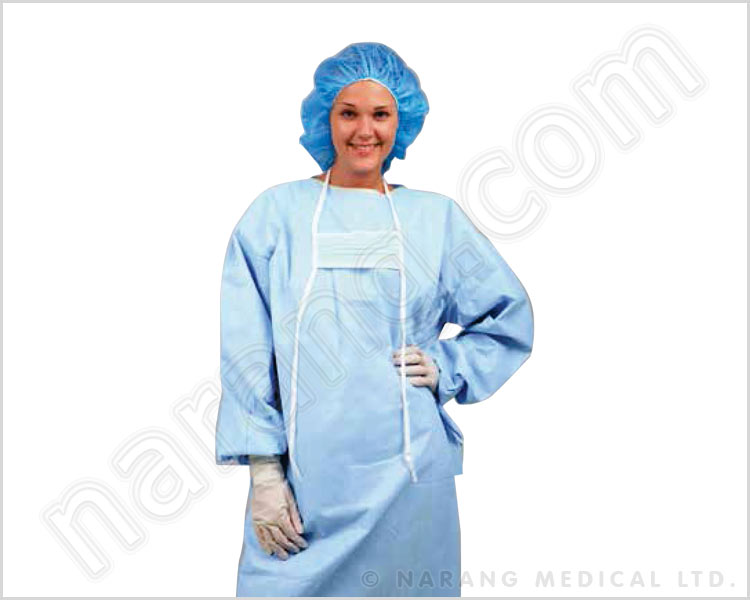 Spunlace Reinforced Surgical Gown