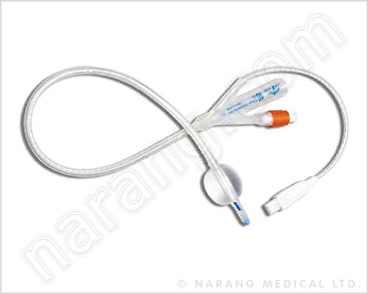 Silicone Foley Catheter With Temperature Sensor, Length 410mm
