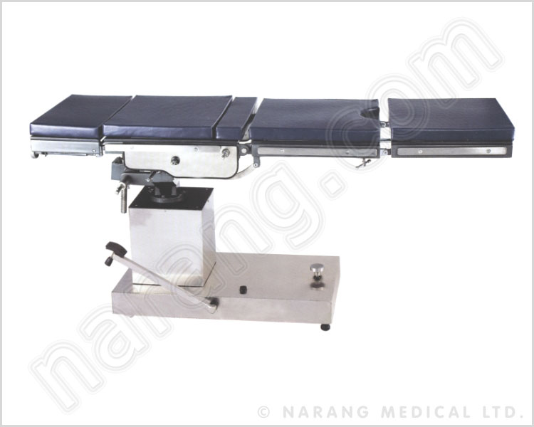 Gearmatic Hydraulic OT Table With Five Section Translucent Top