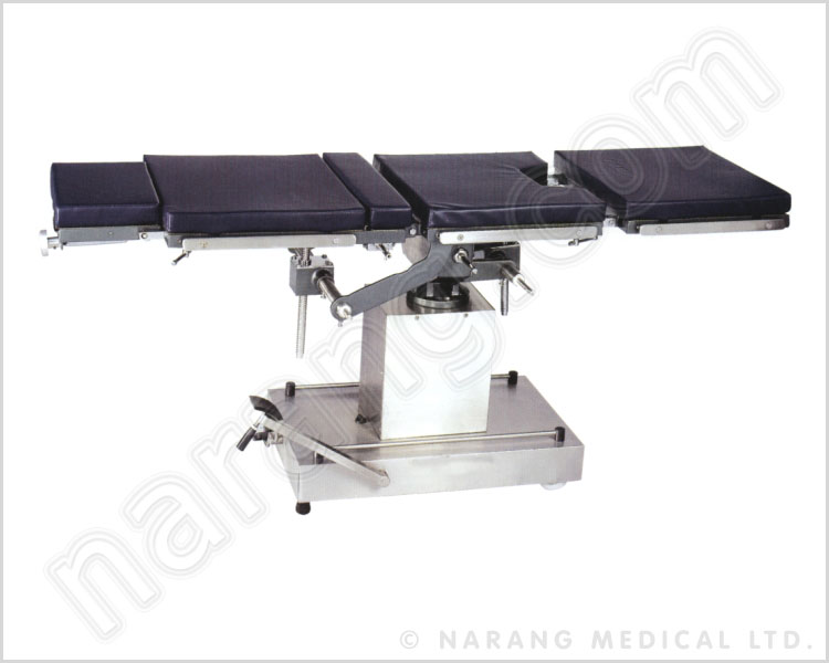 Side End Control Super Deluxe Hydraulic Operating Table