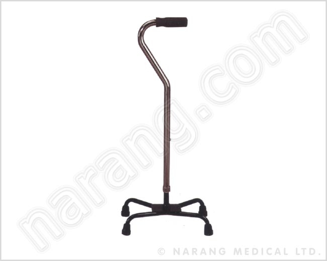 Walking Stick Height Adjustable and with Chromed Steel Base