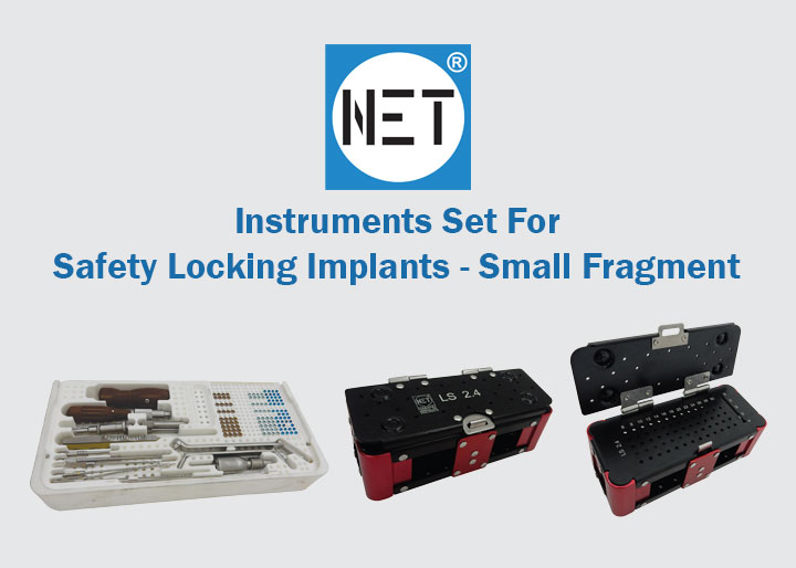 Instruments Set Safety Locking Implants Small Fragment